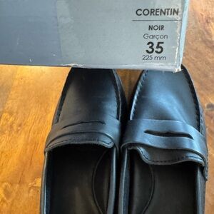 Jacadi Black Kids Dress Shoes